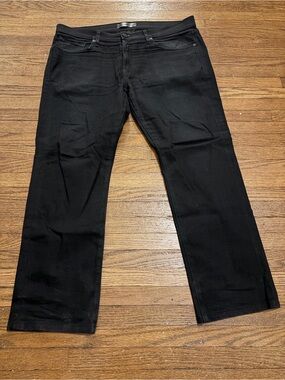 J Brand Kane Black Straight Jeans 38x28